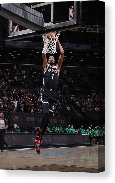 Kevin Durant Canvas Print featuring the photograph Kevin Durant #35 by Nathaniel S. Butler