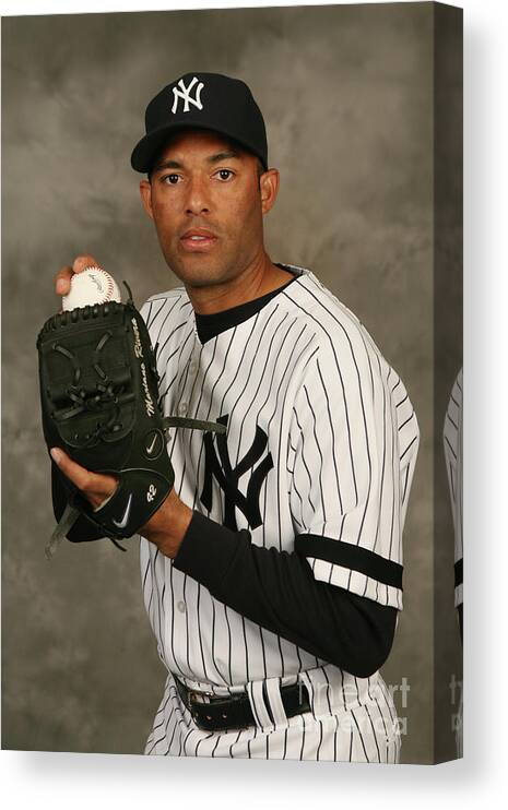 Media Day Canvas Print featuring the photograph Mariano Rivera by Nick Laham