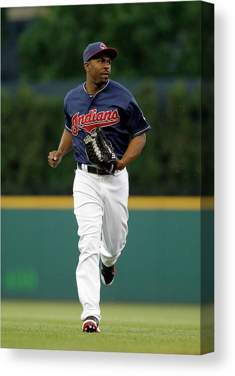 Michael Bourn Canvas Print featuring the photograph Michael Bourn #4 by David Maxwell