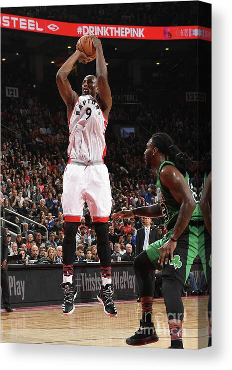 Serge Ibaka Canvas Print featuring the photograph Serge Ibaka #4 by Ron Turenne