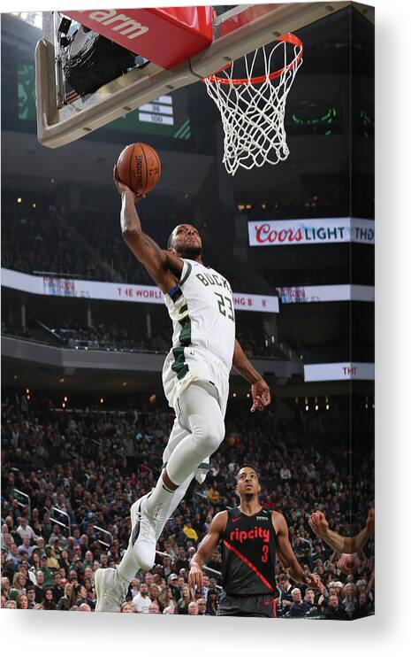 Sterling Brown Canvas Print featuring the photograph Sterling Brown by Gary Dineen