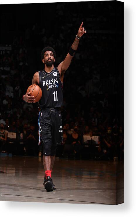 Playoffs Canvas Print featuring the photograph Kyrie Irving by Nathaniel S. Butler
