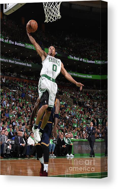 Playoffs Canvas Print featuring the photograph Avery Bradley by Brian Babineau