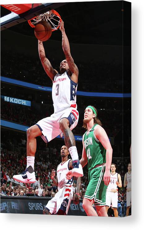 Playoffs Canvas Print featuring the photograph Bradley Beal by Ned Dishman