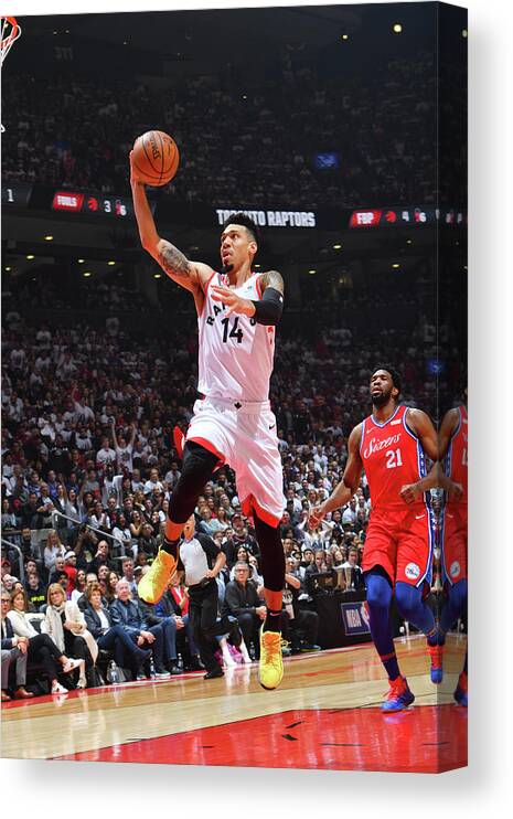 Danny Green Canvas Print featuring the photograph Danny Green #5 by Jesse D. Garrabrant