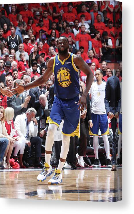 Playoffs Canvas Print featuring the photograph Draymond Green by Nathaniel S. Butler