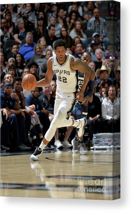Nba Pro Basketball Canvas Print featuring the photograph Rudy Gay by Mark Sobhani