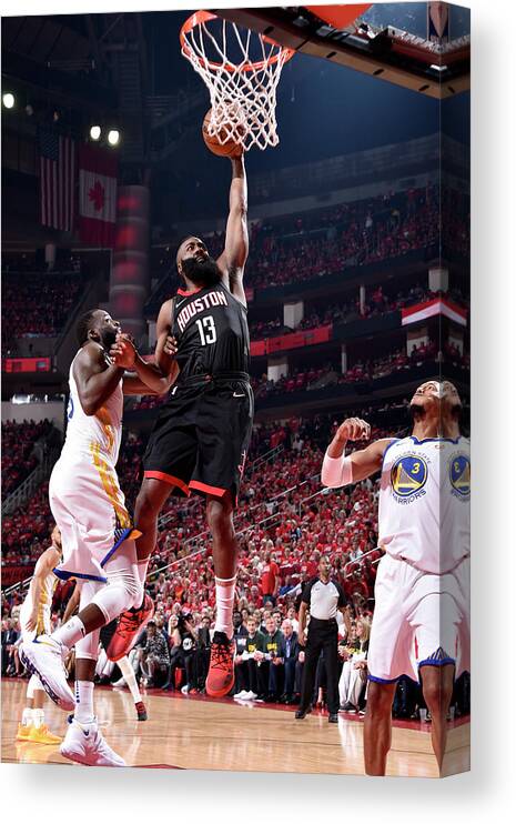 James Harden Canvas Print featuring the photograph James Harden #50 by Bill Baptist