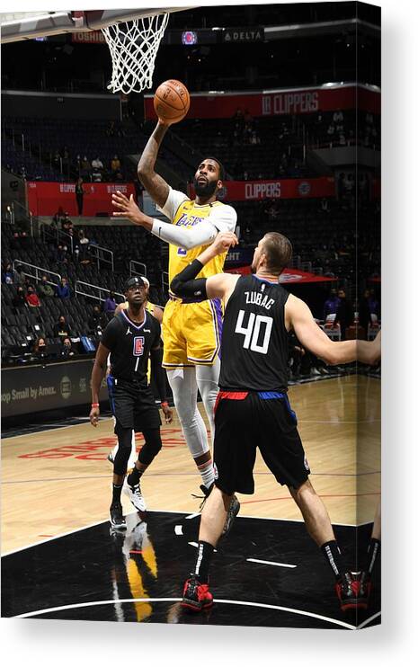 Nba Pro Basketball Canvas Print featuring the photograph Andre Drummond by Andrew D. Bernstein