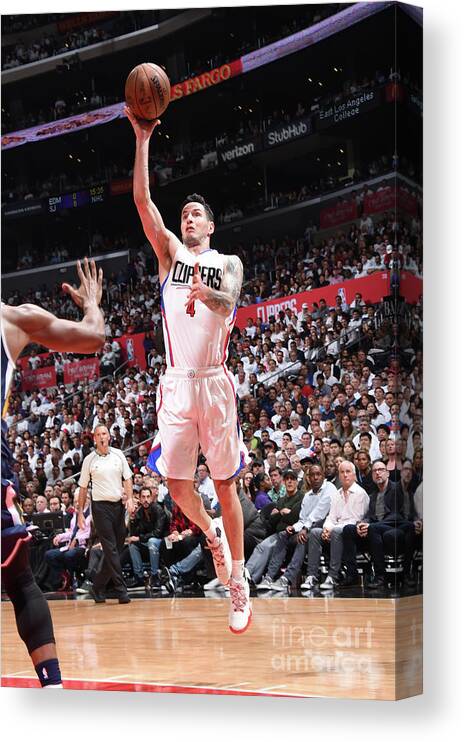 Jj Redick Canvas Print featuring the photograph J.j. Redick #6 by Andrew D. Bernstein
