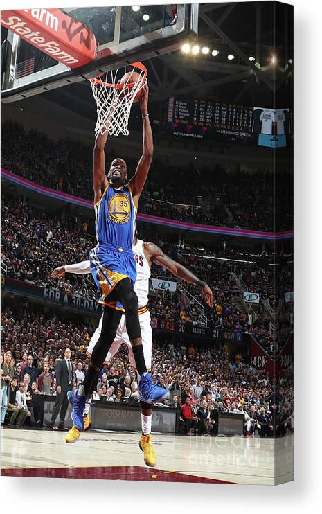 Kevin Durant Canvas Print featuring the photograph Kevin Durant by Nathaniel S. Butler