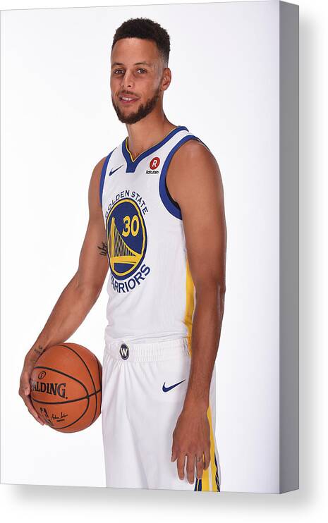 Stephen Curry Canvas Print featuring the photograph Stephen Curry #62 by Noah Graham