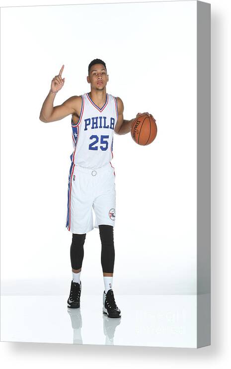 People Canvas Print featuring the photograph Ben Simmons #7 by Jesse D. Garrabrant