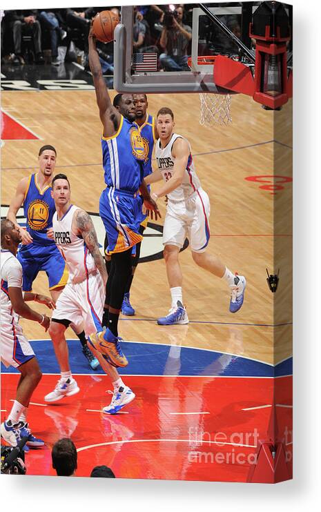 Nba Pro Basketball Canvas Print featuring the photograph Draymond Green by Andrew D. Bernstein