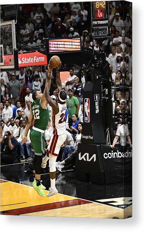 Playoffs Canvas Print featuring the photograph Jimmy Butler by David Dow