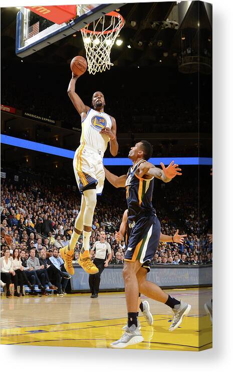 Nba Pro Basketball Canvas Print featuring the photograph Kevin Durant by Noah Graham