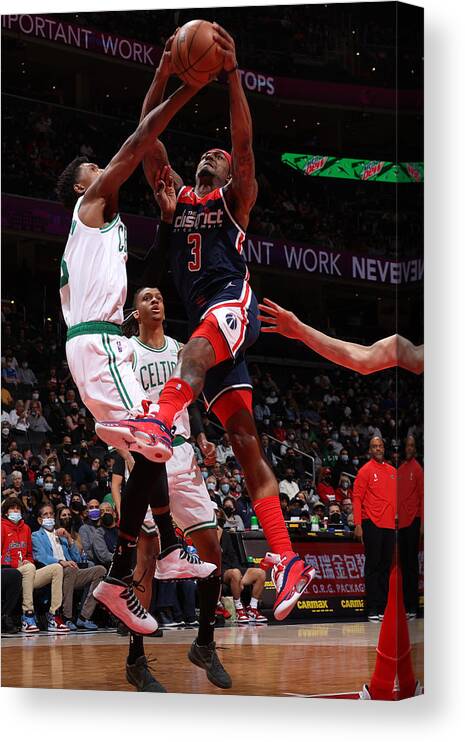 Bradley Beal Canvas Print featuring the photograph Bradley Beal #8 by Stephen Gosling