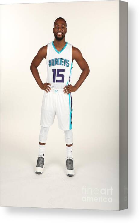 Media Day Canvas Print featuring the photograph Kemba Walker #8 by Kent Smith