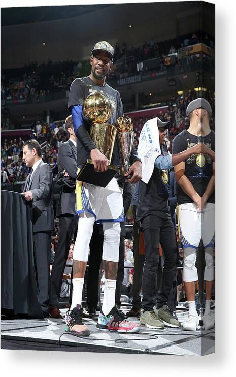 Kevin Durant Canvas Print featuring the photograph Kevin Durant #8 by Nathaniel S. Butler