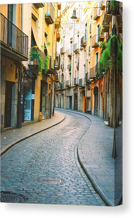 Travel Canvas Print featuring the photograph Spain #8 by Claude Taylor