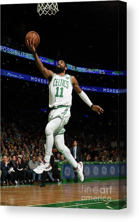 Kyrie Irving Canvas Print featuring the photograph Kyrie Irving #9 by Brian Babineau