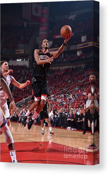 Playoffs Canvas Print featuring the photograph Trevor Ariza by Bill Baptist