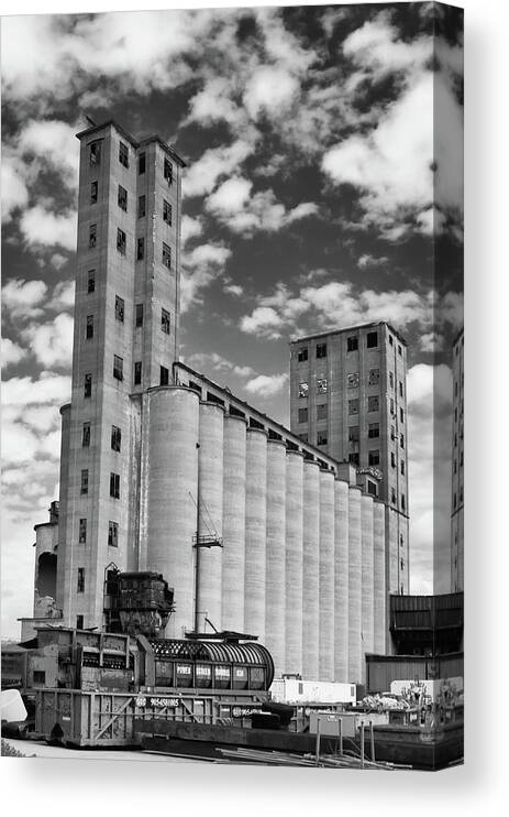 Buffalo Canvas Print featuring the photograph Abandoned 8910 by Guy Whiteley