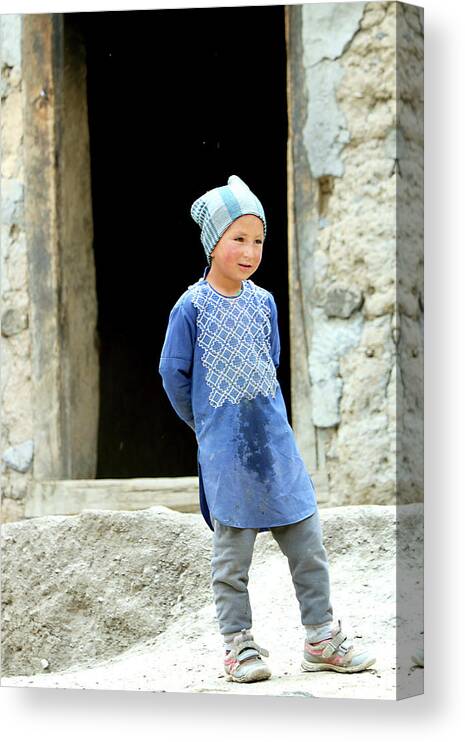  Canvas Print featuring the photograph Afghanistan 23 by Eric Pengelly
