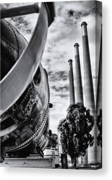 Industrial Canvas Print featuring the photograph Age of Industry by Jason Roberts