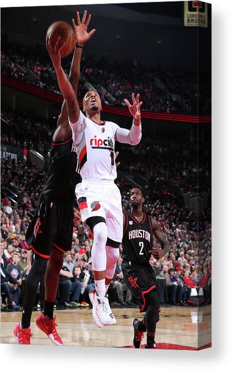 Nba Pro Basketball Canvas Print featuring the photograph Al-farouq Aminu by Sam Forencich