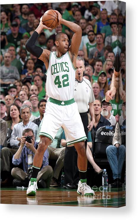 Playoffs Canvas Print featuring the photograph Al Horford by Brian Babineau