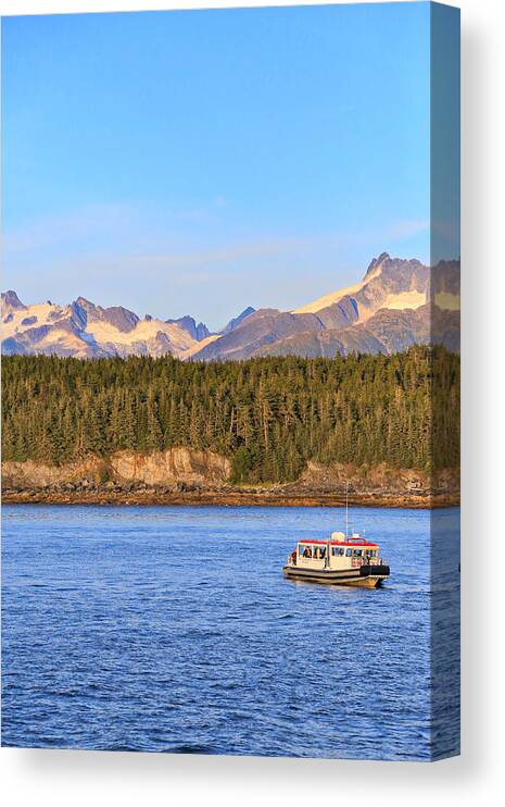 Ocean Canvas Print featuring the photograph Alaska 2 by Carol Jorgensen