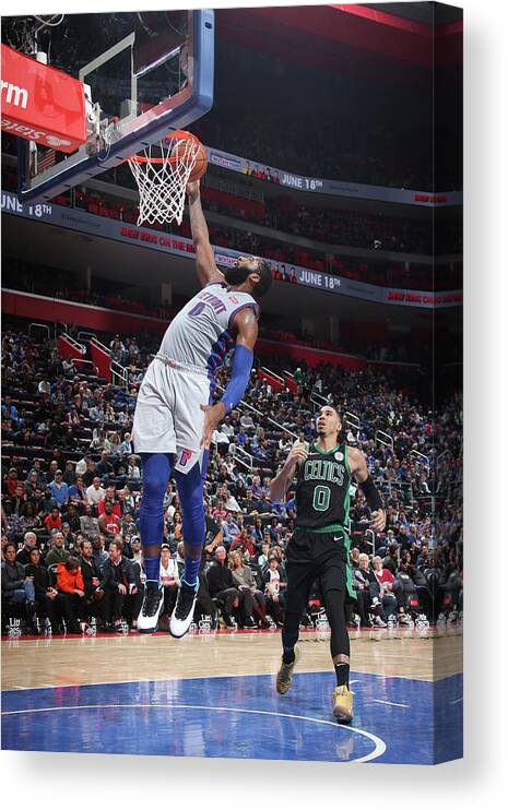 Andre Drummond Canvas Print featuring the photograph Andre Drummond by Brian Sevald
