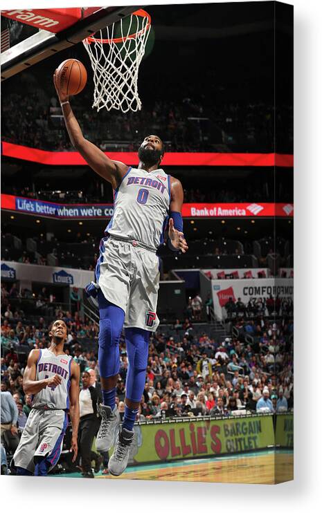 Andre Drummond Canvas Print featuring the photograph Andre Drummond by Kent Smith