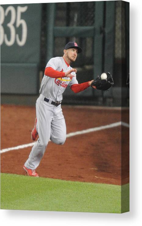 St. Louis Cardinals Canvas Print featuring the photograph Anthony Rendon by Mitchell Layton