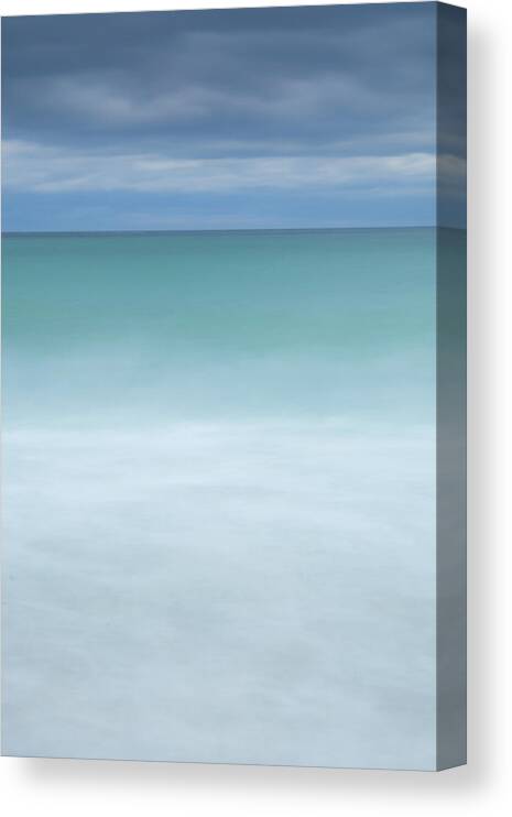 Aquamarine Canvas Print featuring the photograph Aquamarine Sea - North West Scotland by Anita Nicholson