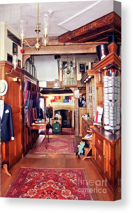 Oxford Canvas Print featuring the photograph Are You Being Served ? by Terri Waters
