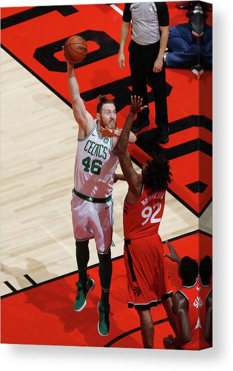 Aron Baynes Canvas Print featuring the photograph Aron Baynes by Mark Blinch