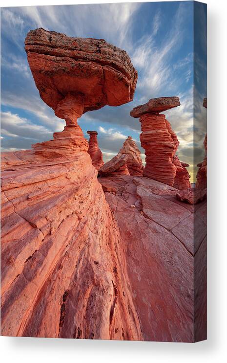Utah Canvas Print featuring the photograph Balancing Act by Dustin LeFevre