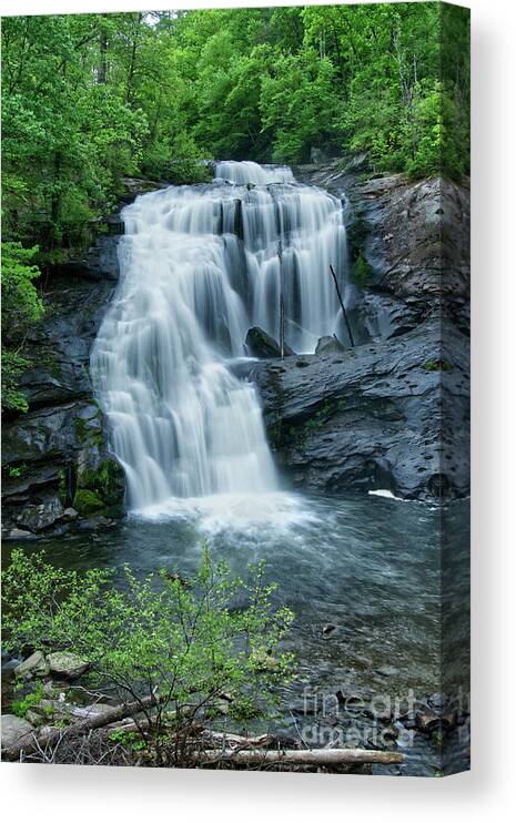 Cherokee National Forest Canvas Print featuring the photograph Bald River Falls 41 by Phil Perkins