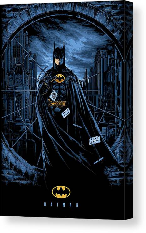 Batman returns tim burton Canvas Print / Canvas Art by Adam Ween Prints