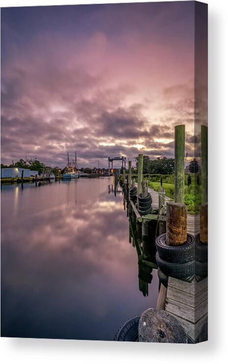 Bayou Canvas Print featuring the photograph Bayou Morning, 9/11/20 by Brad Boland