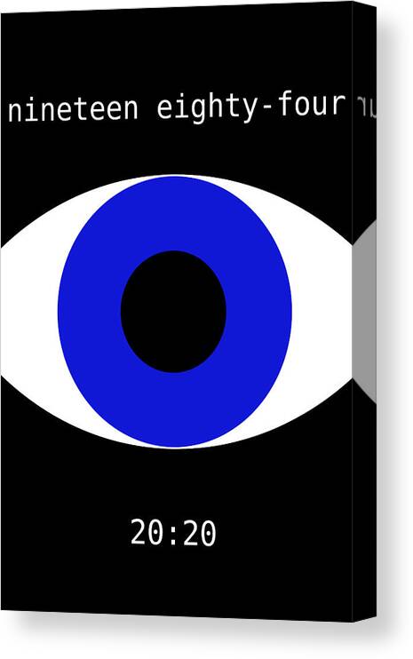 Richard Reeve Canvas Print featuring the digital art Big Brother by Richard Reeve
