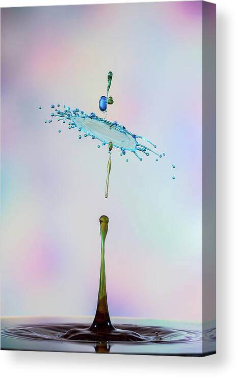 Abstract Canvas Print featuring the photograph Blue Canopy by Sue Leonard