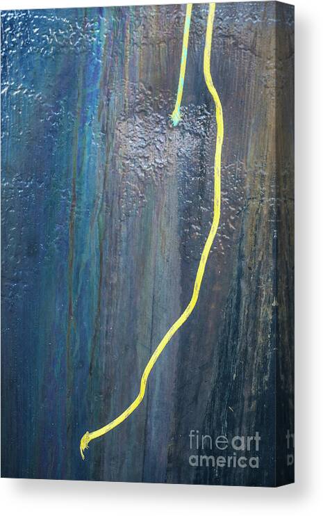 Abstraction Canvas Print featuring the photograph Boat Abstraction by Jill Greenaway