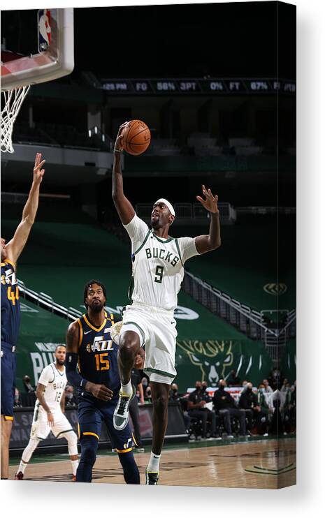 Bobby Portis Canvas Print featuring the photograph Bobby Portis by Gary Dineen