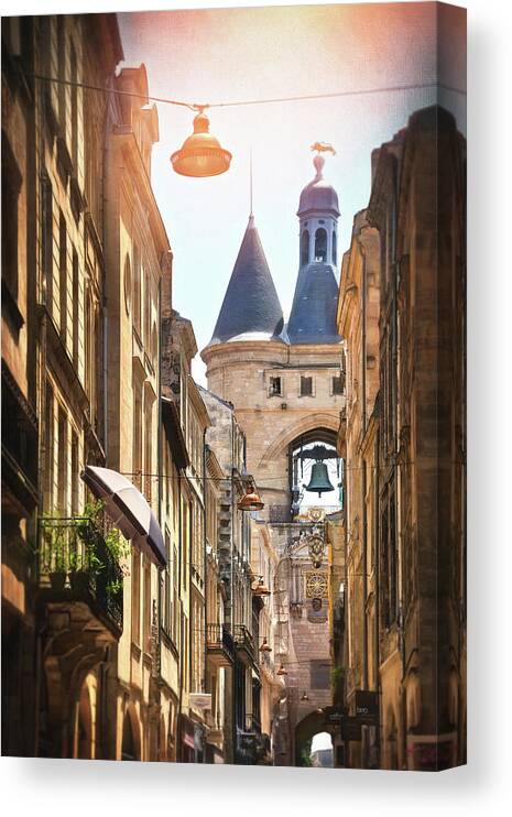Bordeaux Canvas Print featuring the photograph Bordeaux France Grosse Cloche by Carol Japp