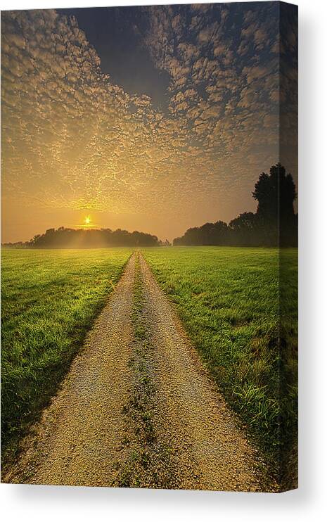 Fineart Canvas Print featuring the photograph Bound To Nowhere by Phil Koch