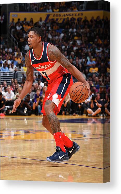 Bradley Beal Canvas Print featuring the photograph Bradley Beal by Andrew D. Bernstein