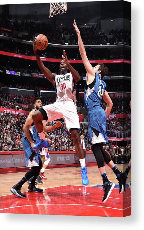 Brandon Bass Canvas Print featuring the photograph Brandon Bass by Andrew D. Bernstein